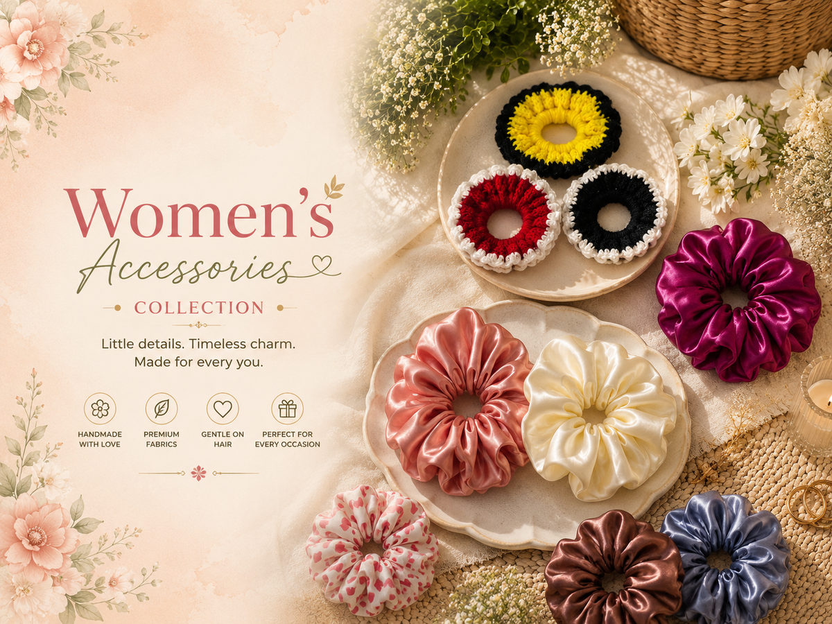 Unique Handmade Hair Accessories & Festive Essentials.