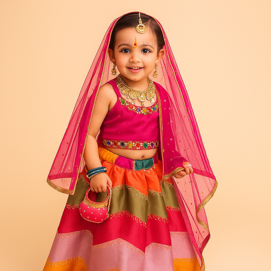 Little Diva Lehenga Set