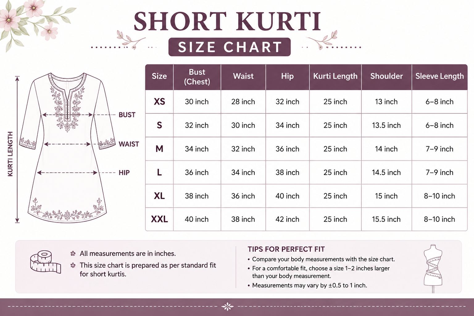 Floral Print Sleeveless Peplum Kurti